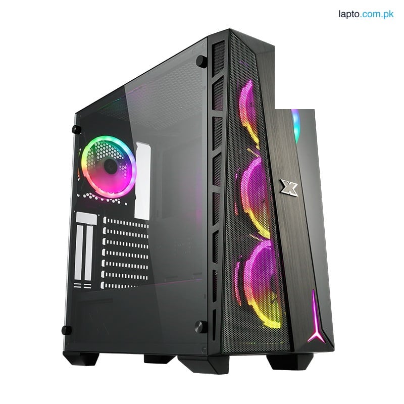 Xigmatek Cyclops Black TG ARGB E-ATX Mid Tower Chassis