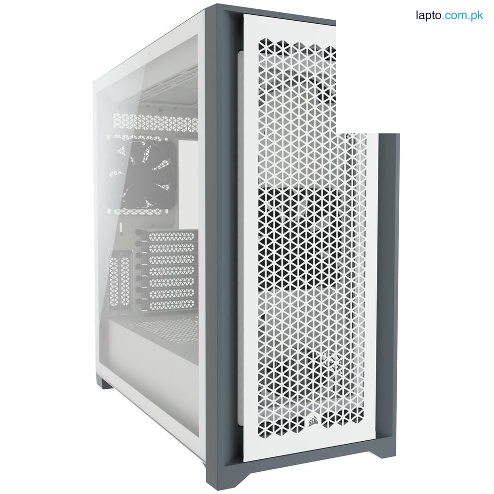 Corsair 5000D AIRFLOW Tempered Glass Mid-Tower ATX PC Case — White