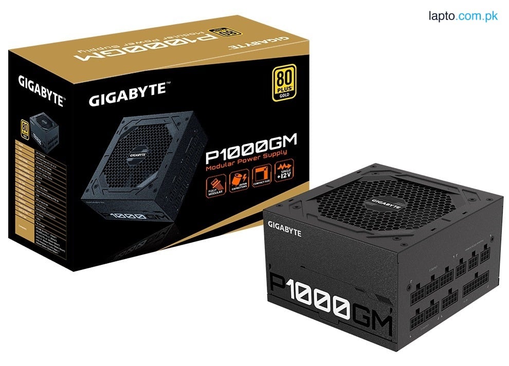 Gigabyte P1000GM 1000W 80 PLUS Gold Certified Fully Modular Power Supply PSU