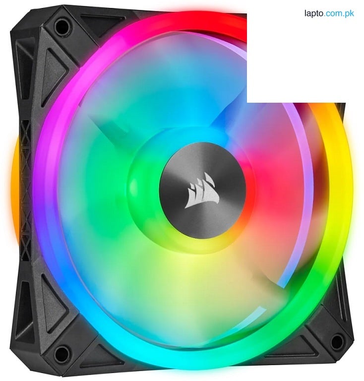 Corsair iCUE QL120 RGB 120mm PWM Single Fan Black CO-9050097-WW