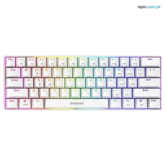 Gamdias Hermes E3 RGB Mechanical Gaming Keyboard – White