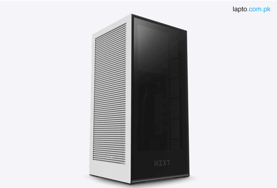 NZXT H1 White/Black With 650w PSU Raiser Cable & 140mm Liquid Cooler