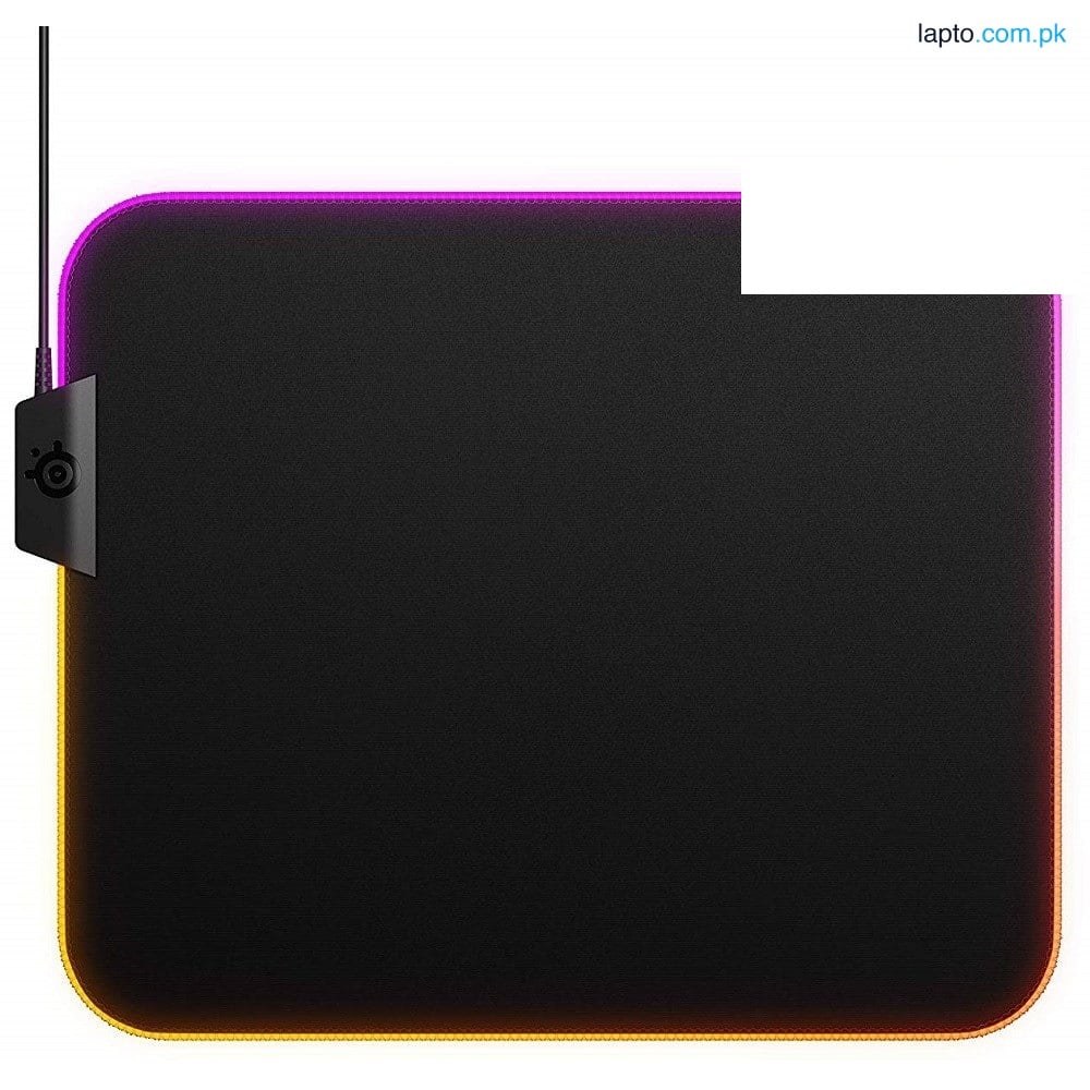 SteelSeries QcK Prism Cloth - Gaming Mouse Pad - RGB lighting - Medium size