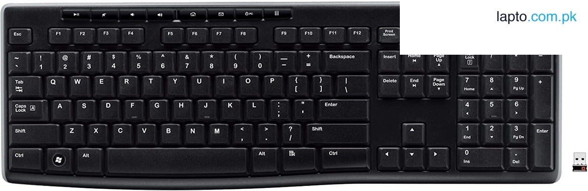 Logitech K270 Wireless Keyboard - Black