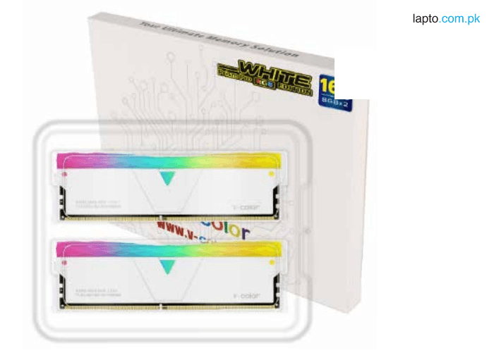 V COLOR DDR4 3600MHz 16GB (2x8GB) (White)