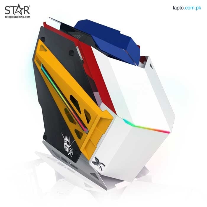 X Battleship Gundam Theme 3x Galaxy III Essential BX120 ARGB Fans Pre-Installed