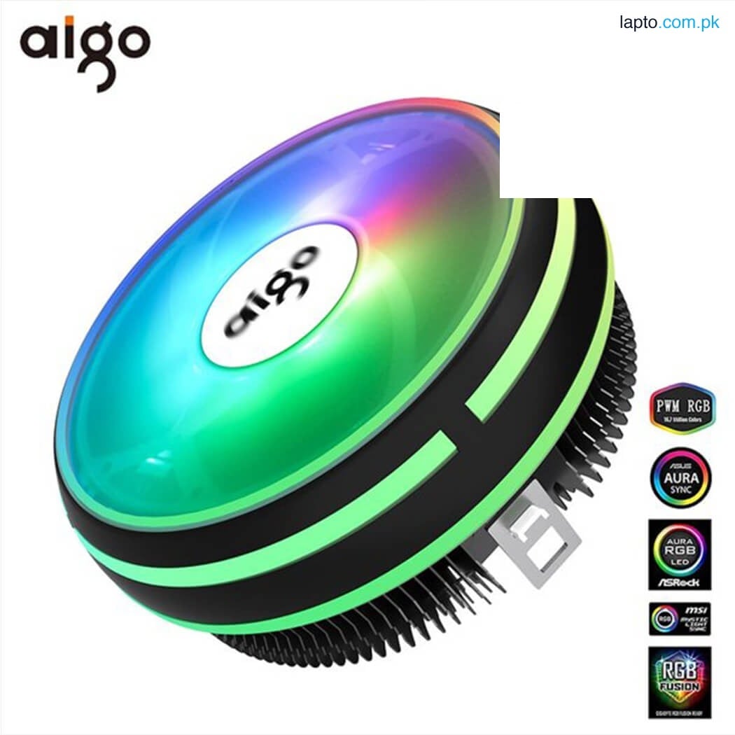 Aigo Lair CPU Cooler Radiator 120mm PWM 12V SYNC RGB LED Fan CPU Cooler