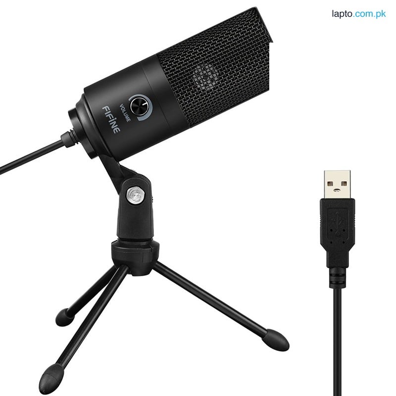Fifine K669B USB Condenser Microphone With Volume Dial
