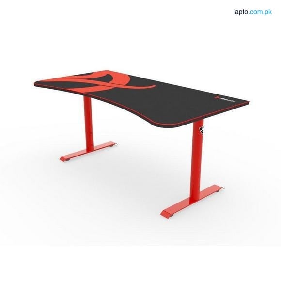 AROZZI ARENA GAMING DESK - BLACK/RED