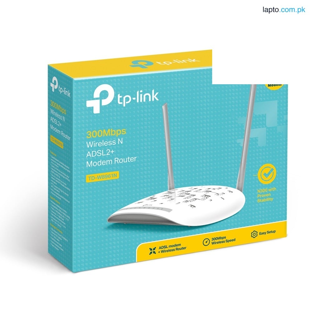 TP-LINK TD-W8961N 300Mbps Wireless N ADSL2+ Modem Router