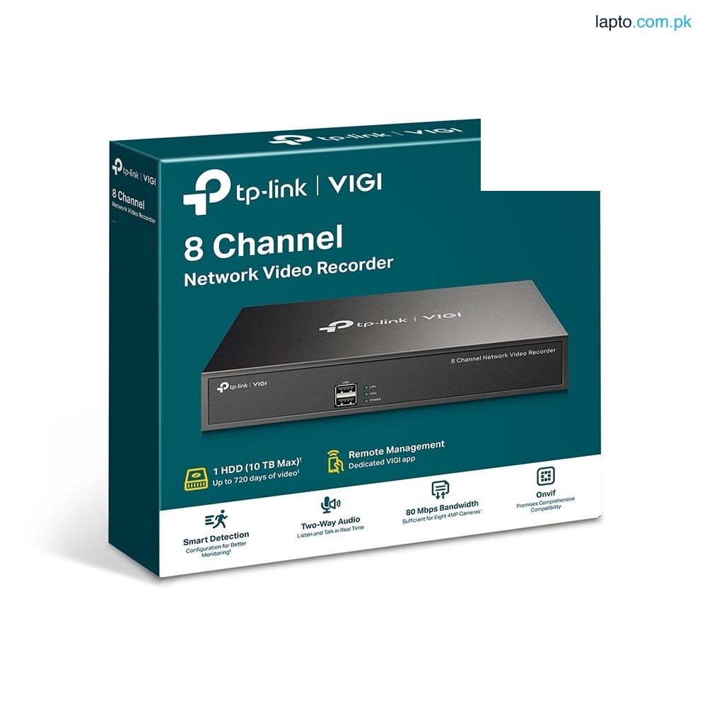 TP-LINK VIGI NVR1008H 8 Channel Network Video Recorder