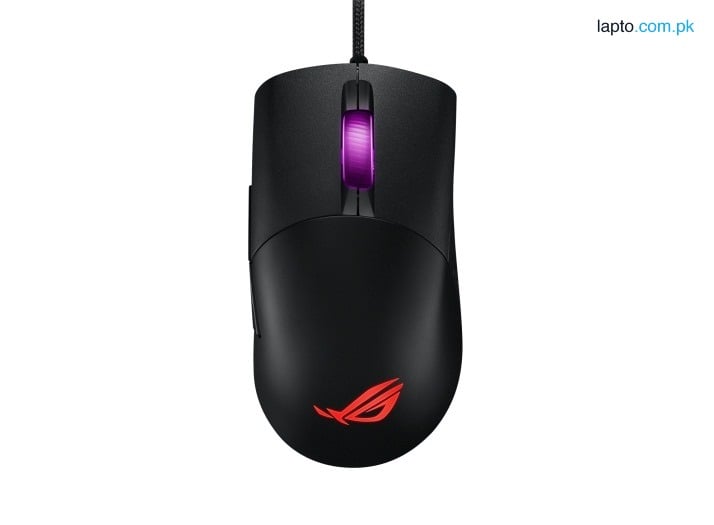 ASUS ROG KERIS P509 Lightweight FPS gaming mouse with specially tuned ROG 16,000 dpi sensor, exclusive push-fit switch sockets, PBT polymer L/R keys