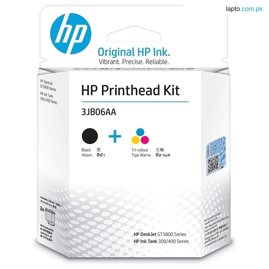 HP GT51/GT52 2-pack Black/Tri-color Printhead Replacement Kit 3JB06AA