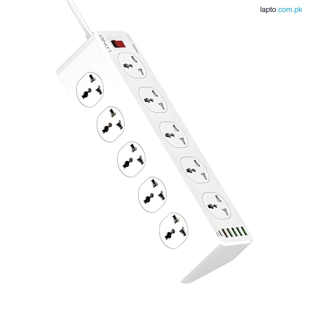 LDNIO SC10610 10-Ports Universal Power Socket White EU Plug