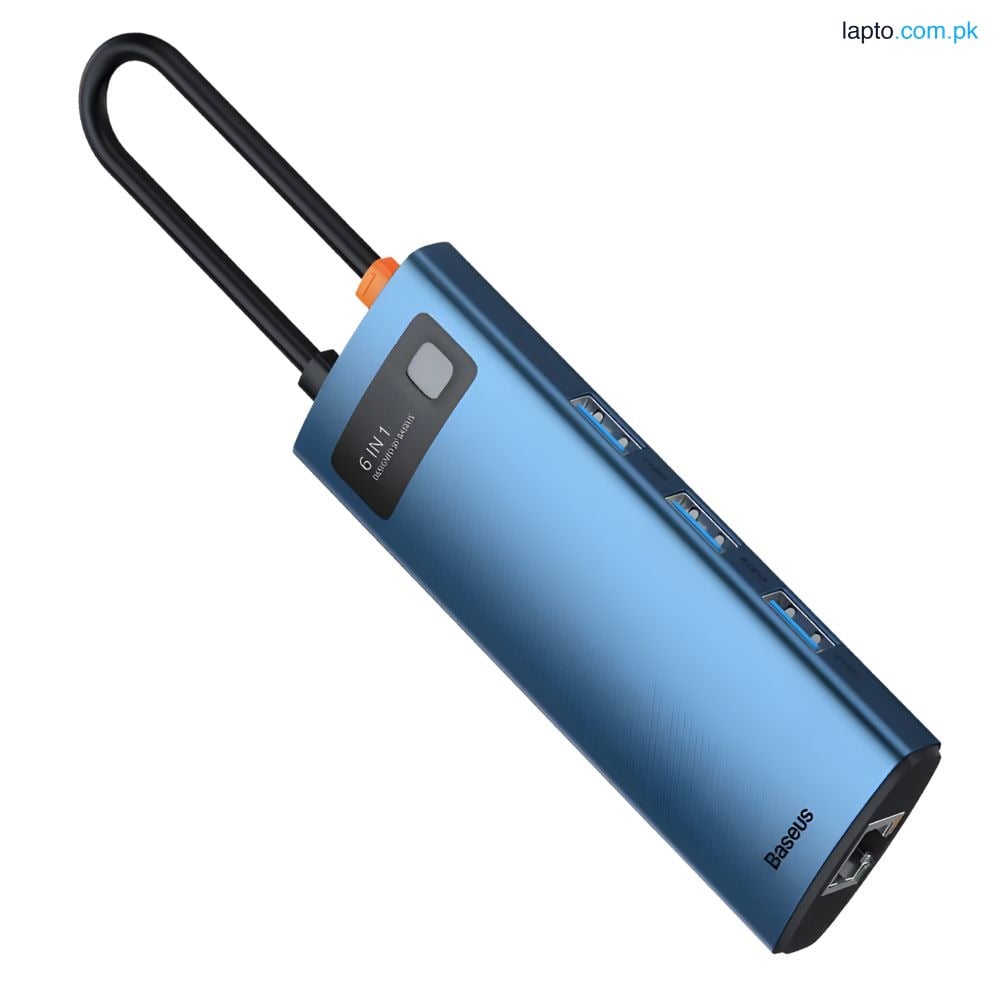 Baseus Metal Gleam Series 8-in-1 Multifunctional Type-C HUB Docking Station