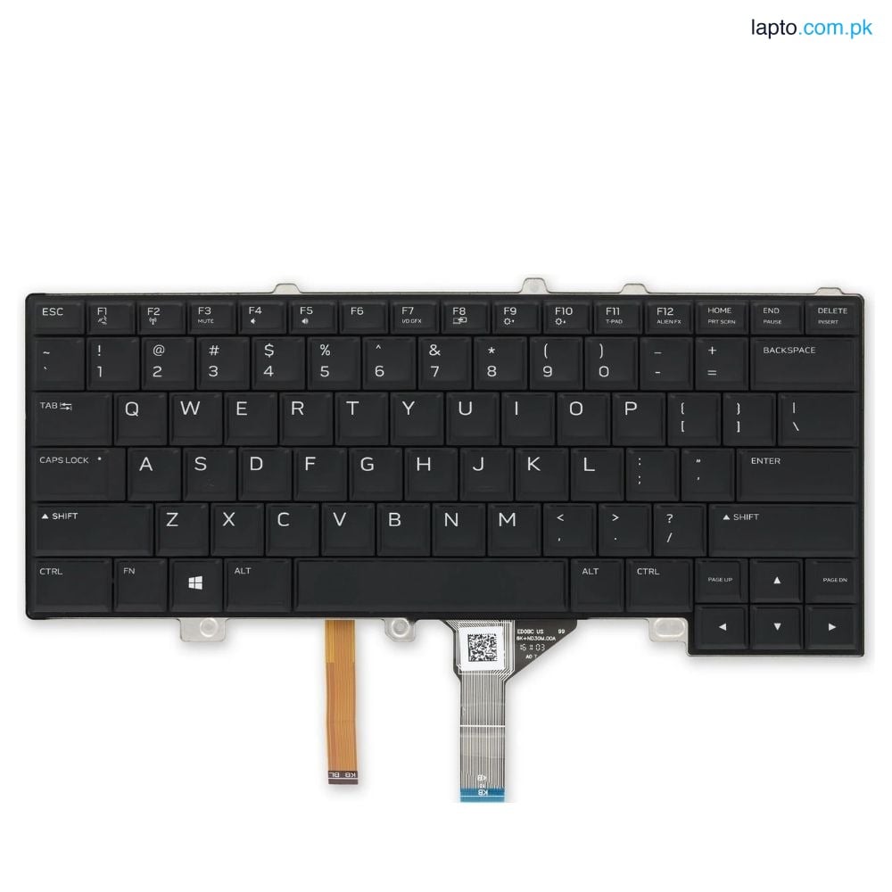 Dell Alienware 15 R3 P69F Backlit Laptop Keyboard