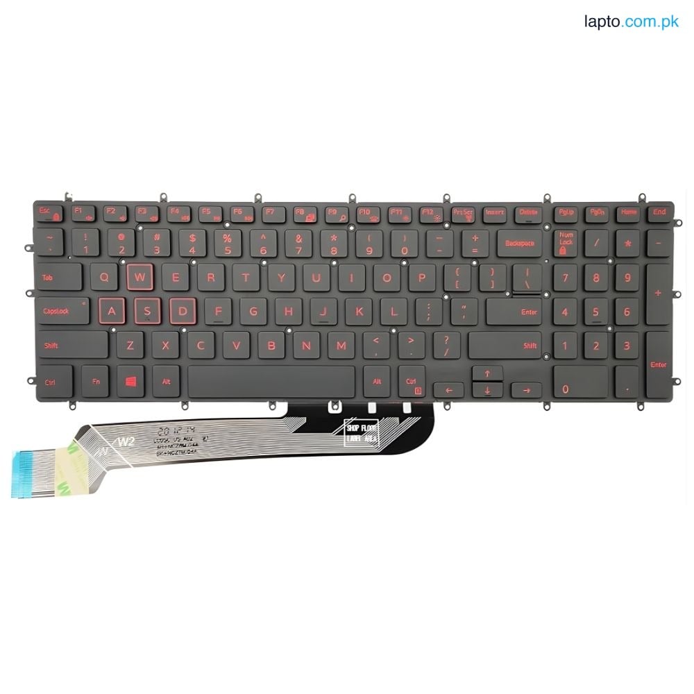 Dell Inspiron 5565 5567 17 5765 5767 RED Backlit Laptop Keyboard