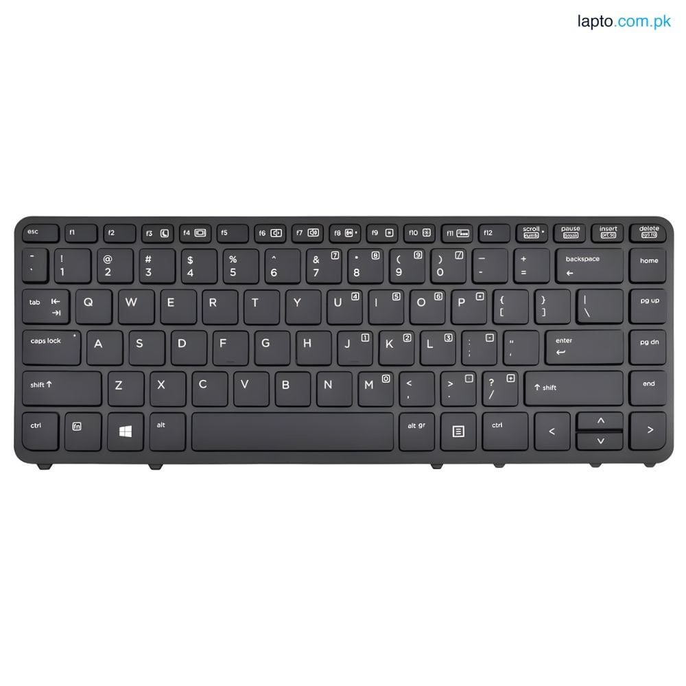 HP EliteBook 840 G3 840 G4 With Frame US Non-Backlit Laptop Keyboard