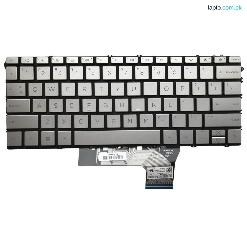 HP Spectre X360 13 AC 13 W 13 AD 13 AP US Silver Backlit Laptop Keyboard