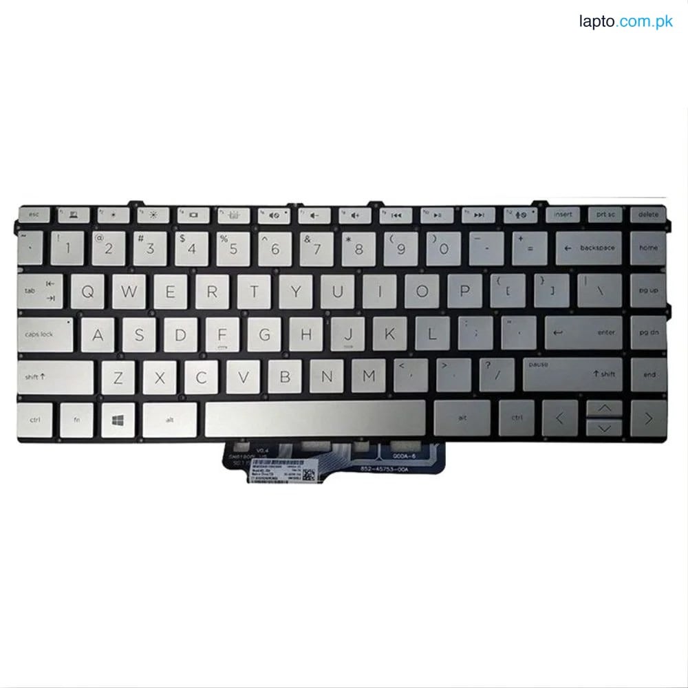 HP Specter 13 AW US Layout Backlit Laptop Keybord – Silver