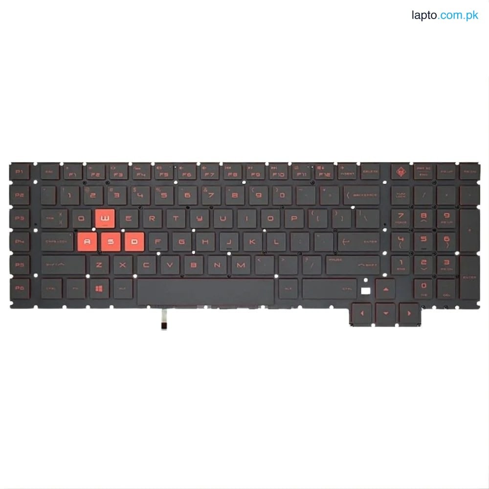 HP Omen 17 AN 17 AP 15 CE Red Letter Backlit US Laptop Keyboard