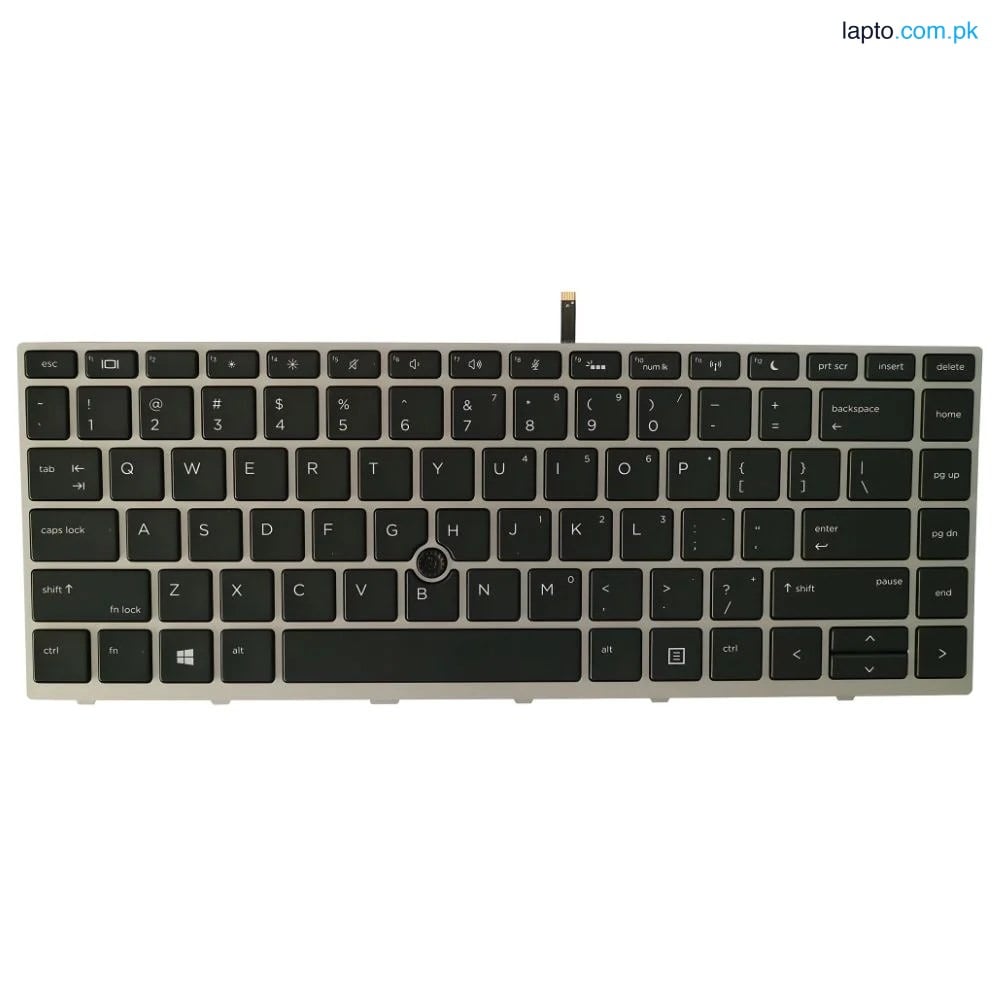 HP ProBook 650 G5 US Layout Frame Backlit Track Pointer Laptop Keyboard – Silver