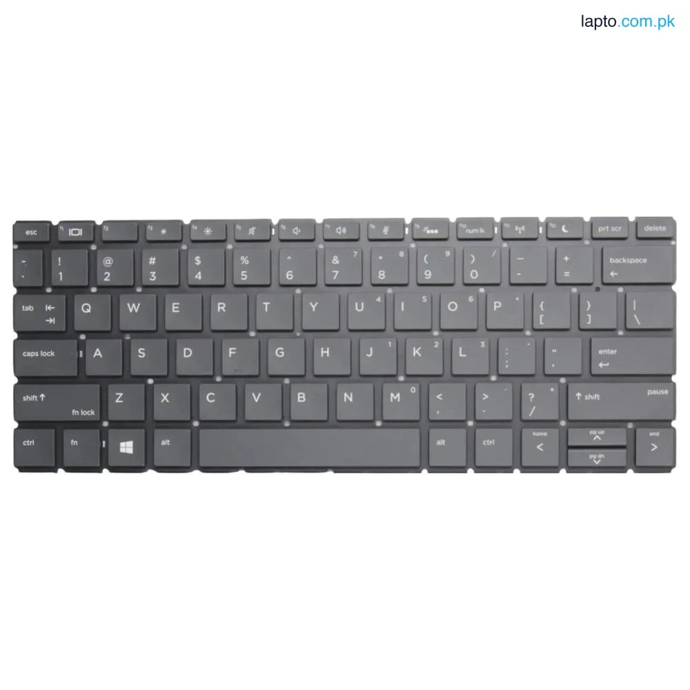 HP ProBook 430 G6 430 G7 US Non Backlit Laptop Keyboard – Black
