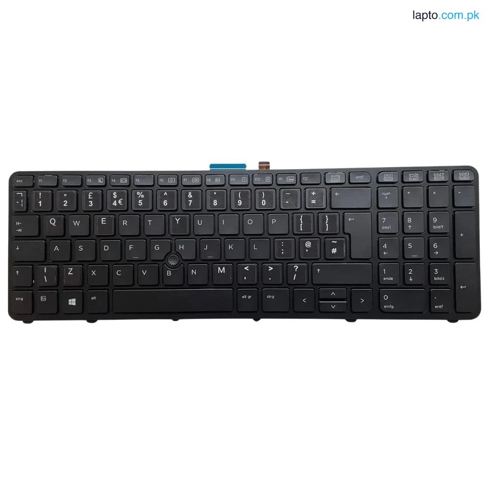 HP ZBook 15 G1 15 G2 17 G2 UK Pointer Non-Backlit Laptop Keyboard