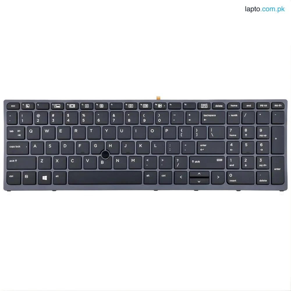 HP ZBook 15 G3 Backlit Pointer US Layout Laptop Keyboard