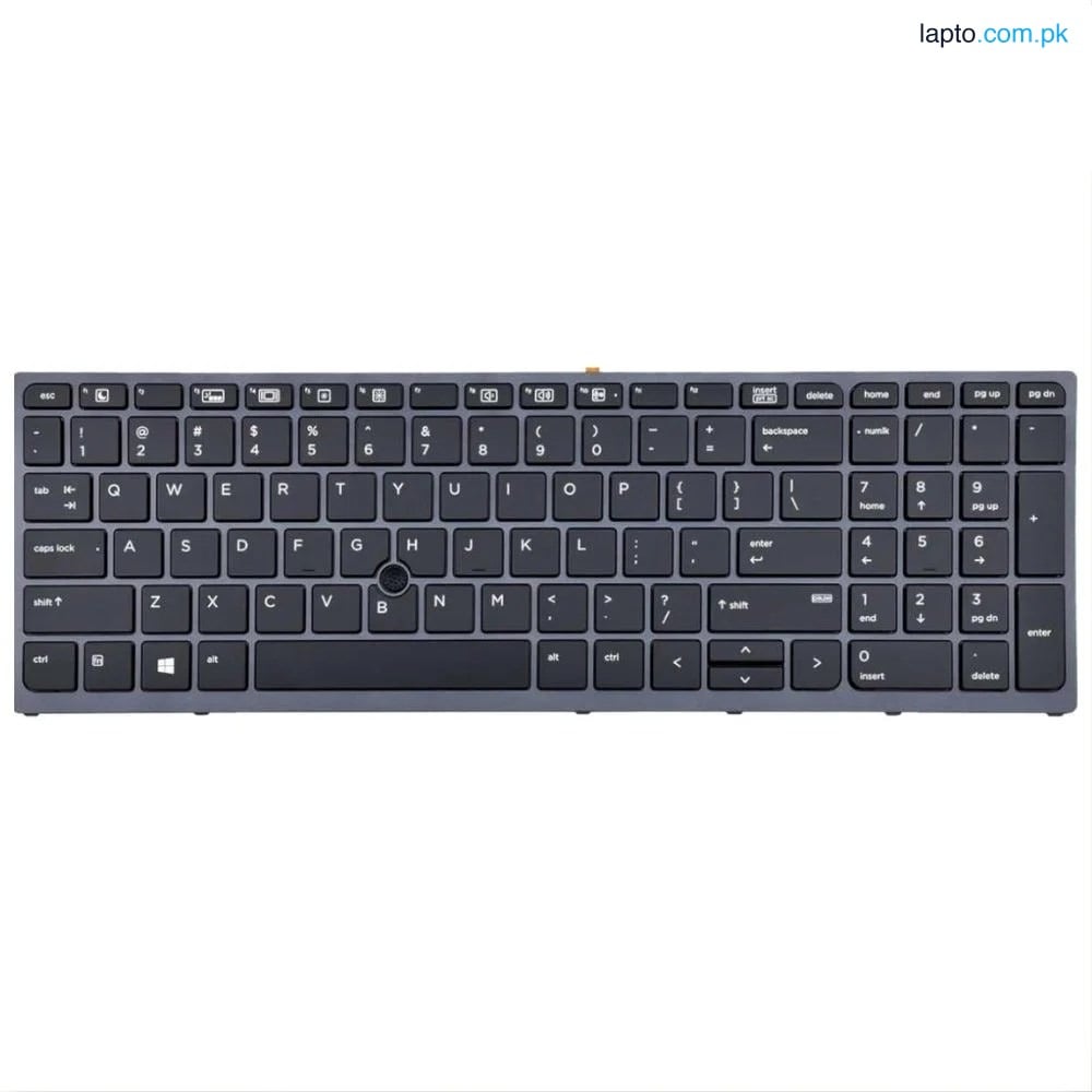 HP ZBook 15U G3 Backlit Pointer Laptop Keyboard