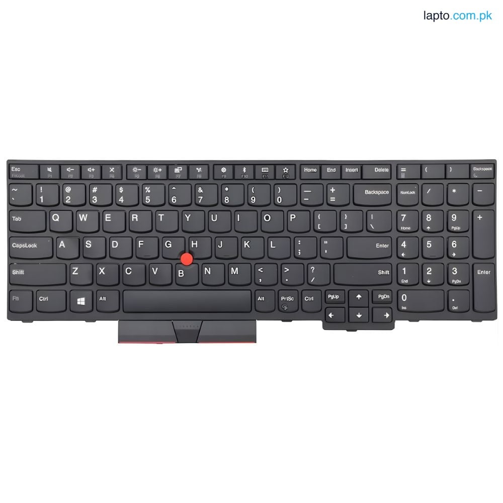 Lenovo ThinkPad E580 E590 US Layout Track Pointer Backlit Laptop Keyboard