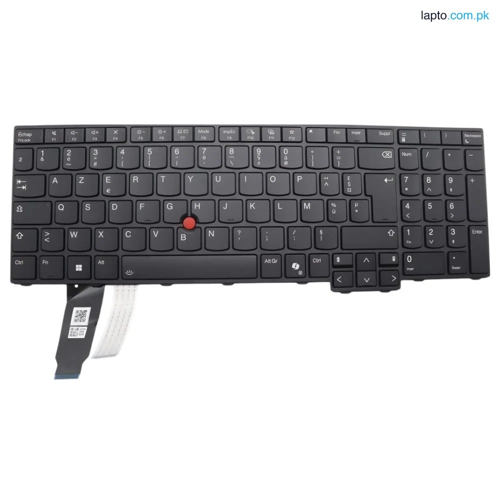 Lenovo ThinkPad P16 T16 Backlit UK Track Pointer Laptop Keyboard