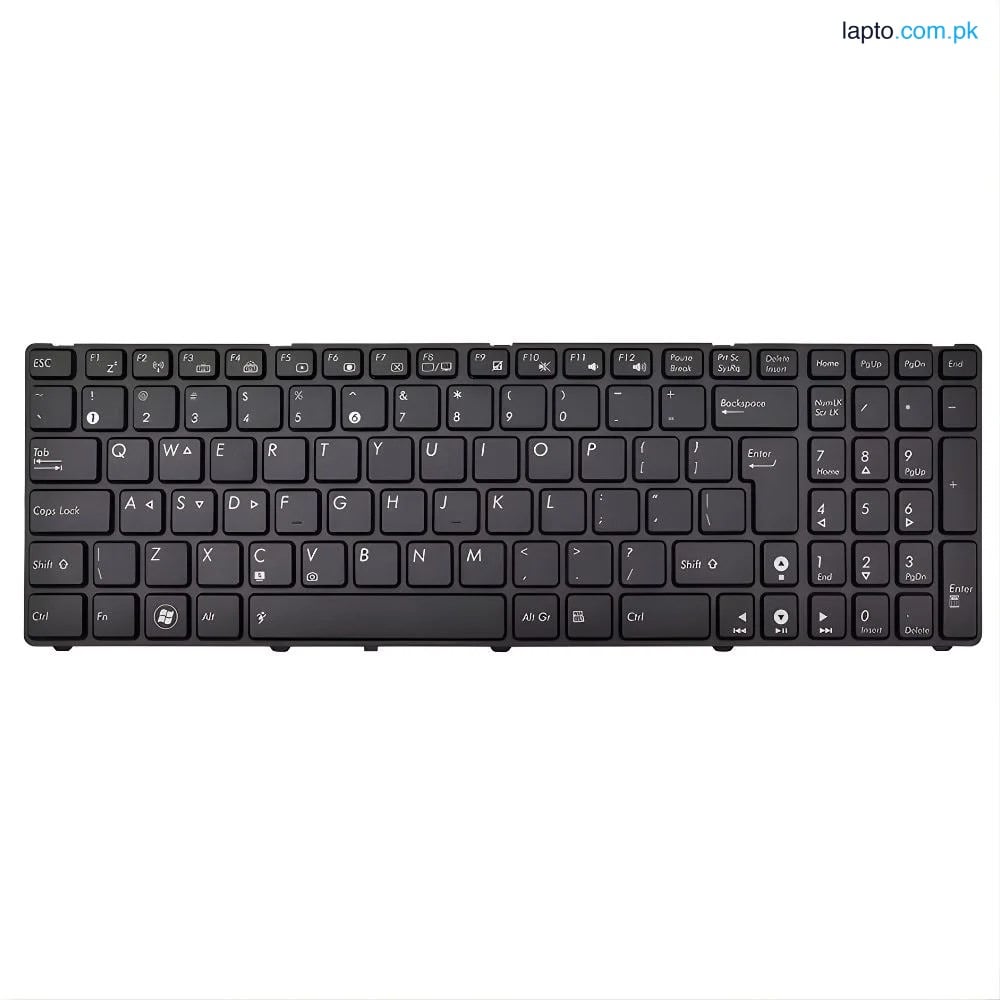 Asus G60 K53 K52 Num Pad  With Frame Black Laptop Keyboard