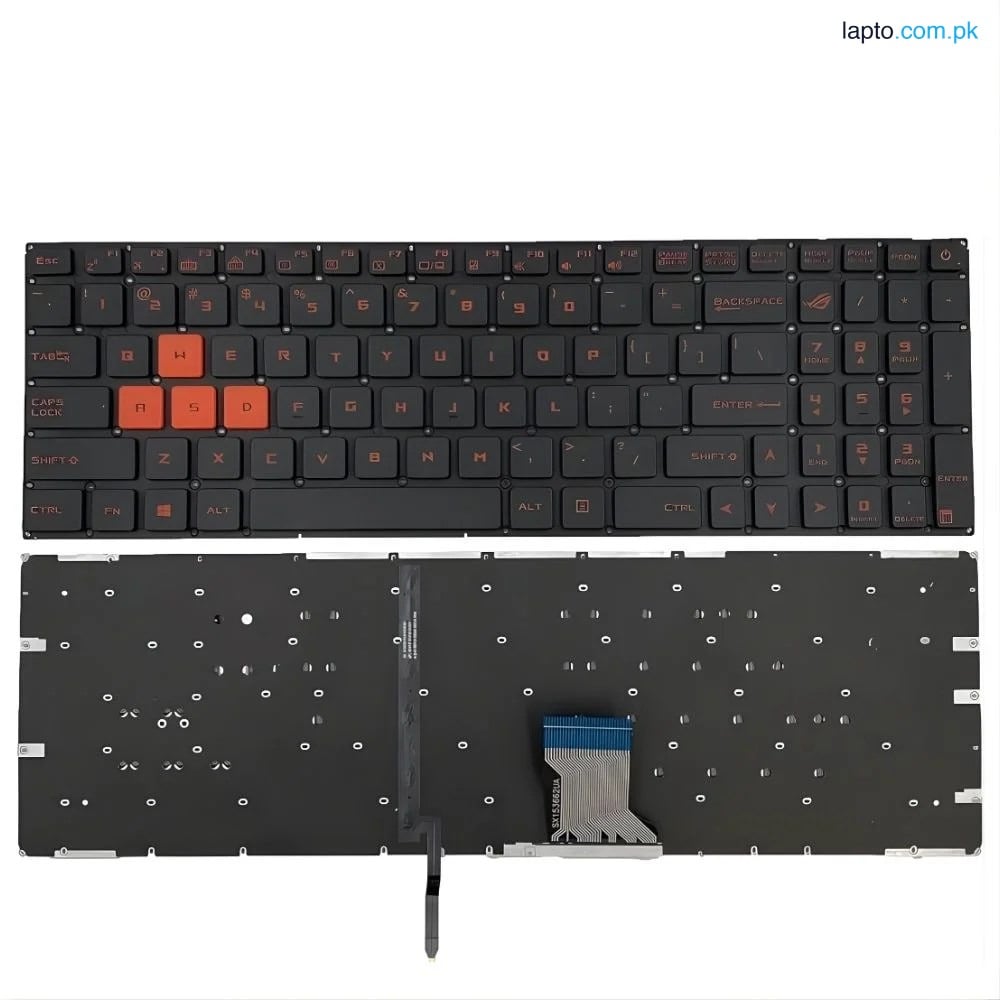 Asus GL502 GL702 FX60VM Orange Print Backlight Laptop Keyboard