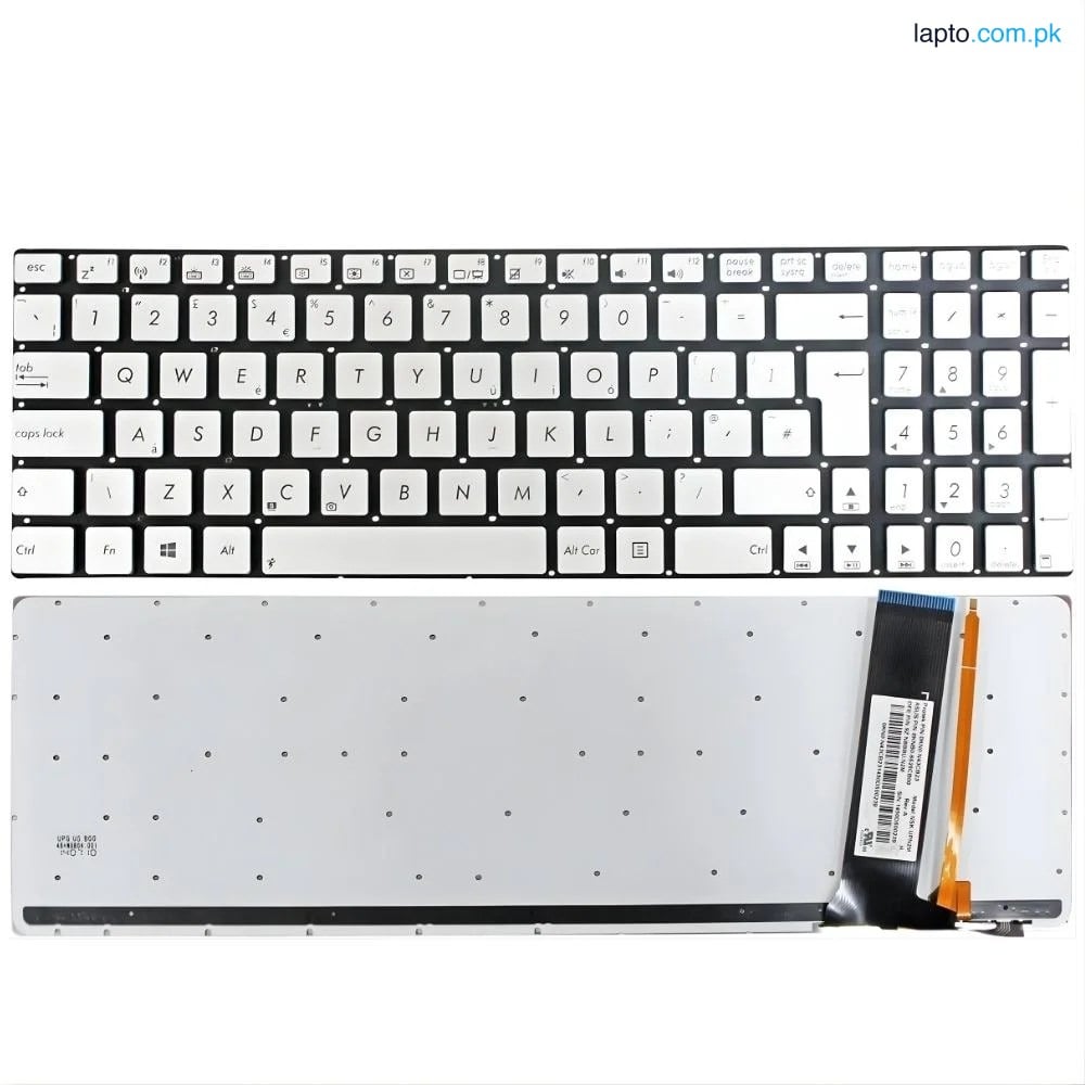 Asus Q550 Silver Backlight Laptop Keyboard