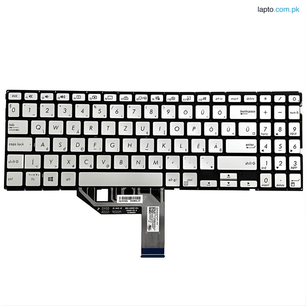Asus VivoBook X531 S5500 US Silver Backlit Laptop Keyboard