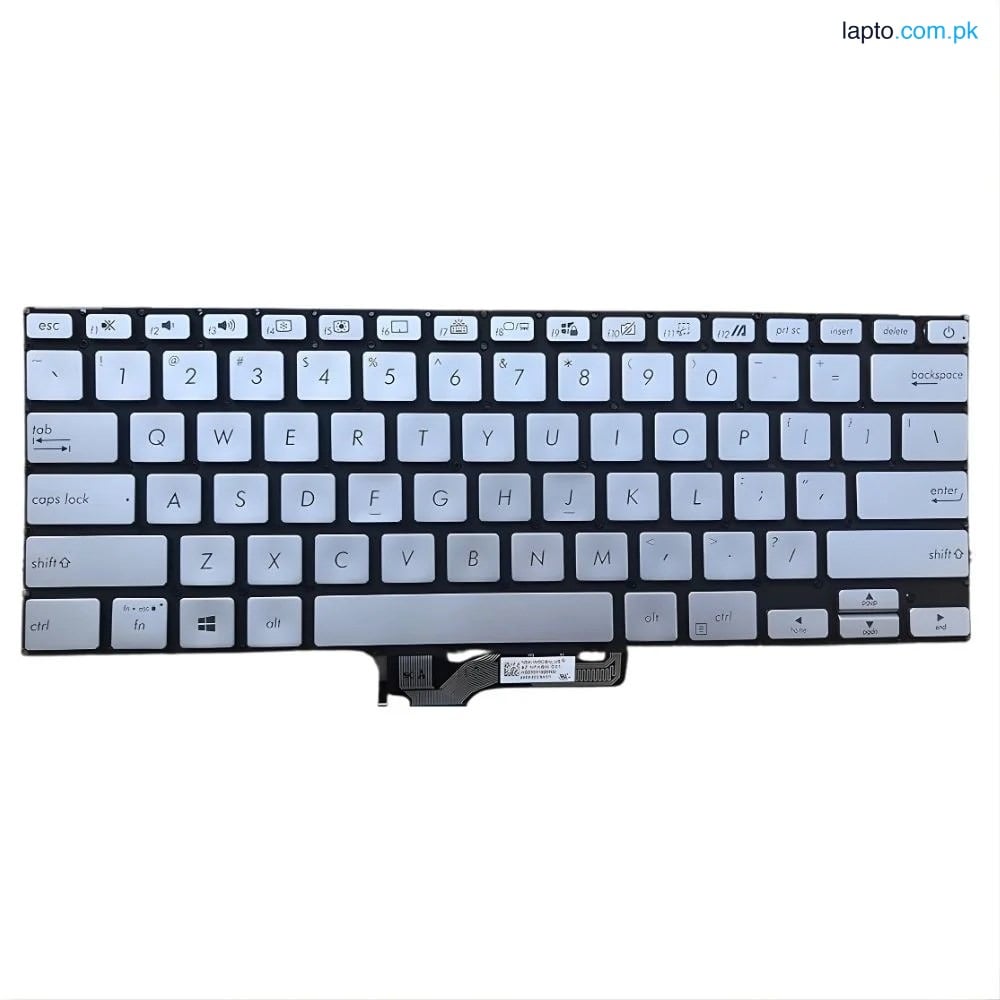 Asus Zenbook 14 UX431 UX431FL US Silver Non-Backlit Laptop Keyboard