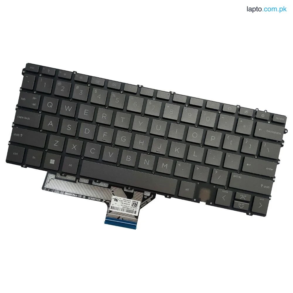 HP Spectre 14-EF US Layout Backlit Laptop Keyboard – Brown