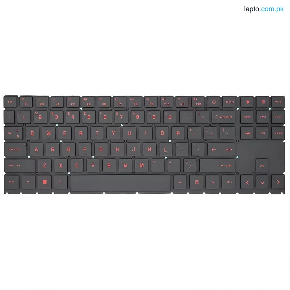 HP Omen 15-EN 15-EK Red Backlit US Laptop Keyboard