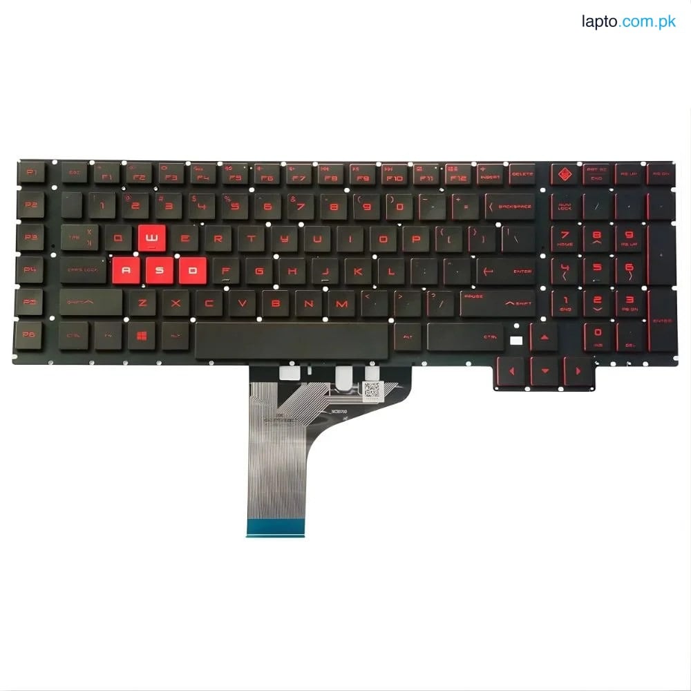 HP Omen 17-AN Red Backlit US Laptop Keyboard