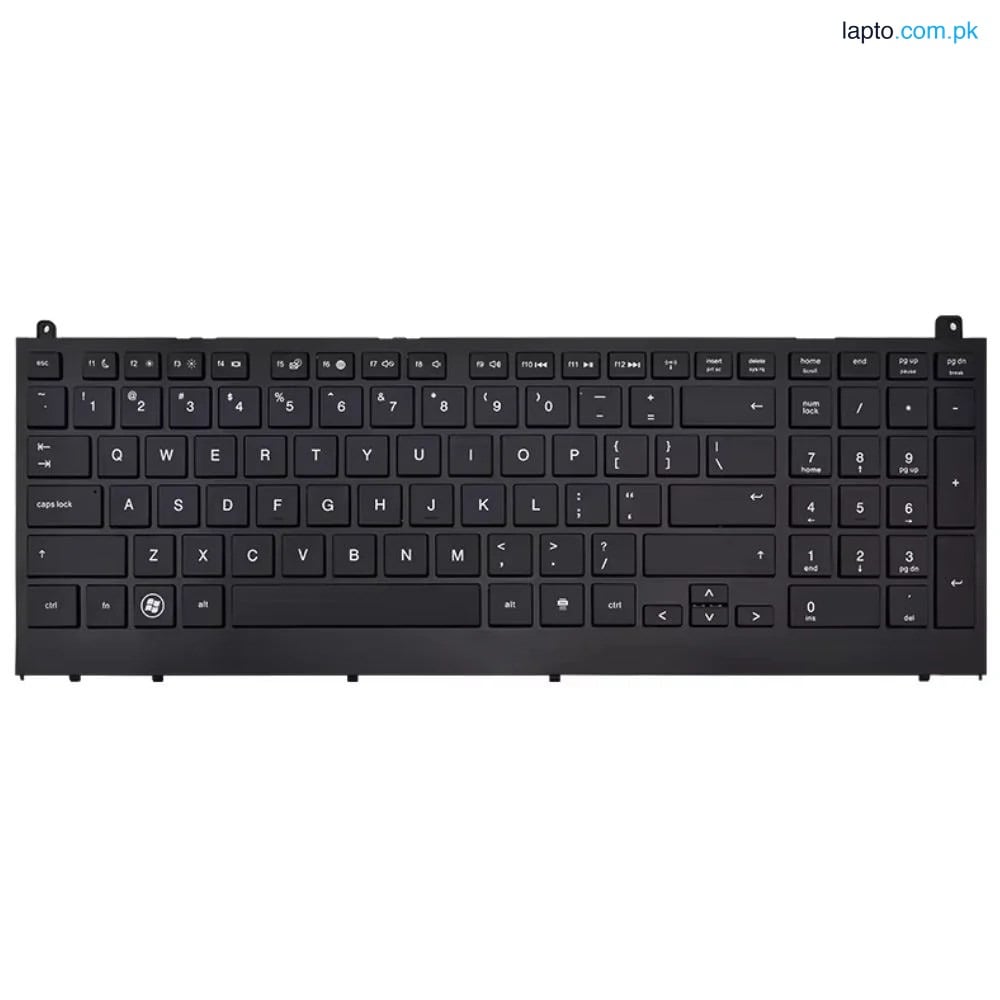 HP ProBook 4520S US Layout Frame Non-Backlit Laptop Keyboard – Black