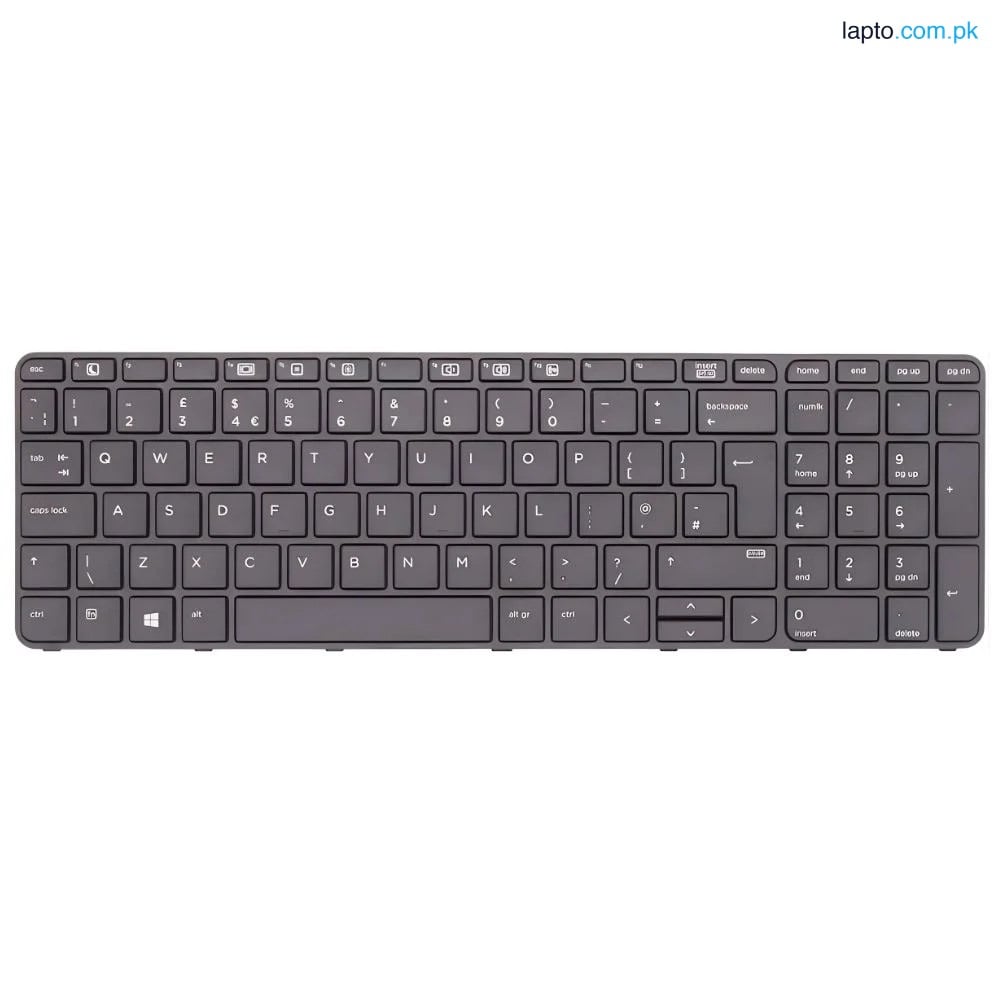 HP ProBook 650 G2 UK Layout Slim Backlit Laptop Keyboard