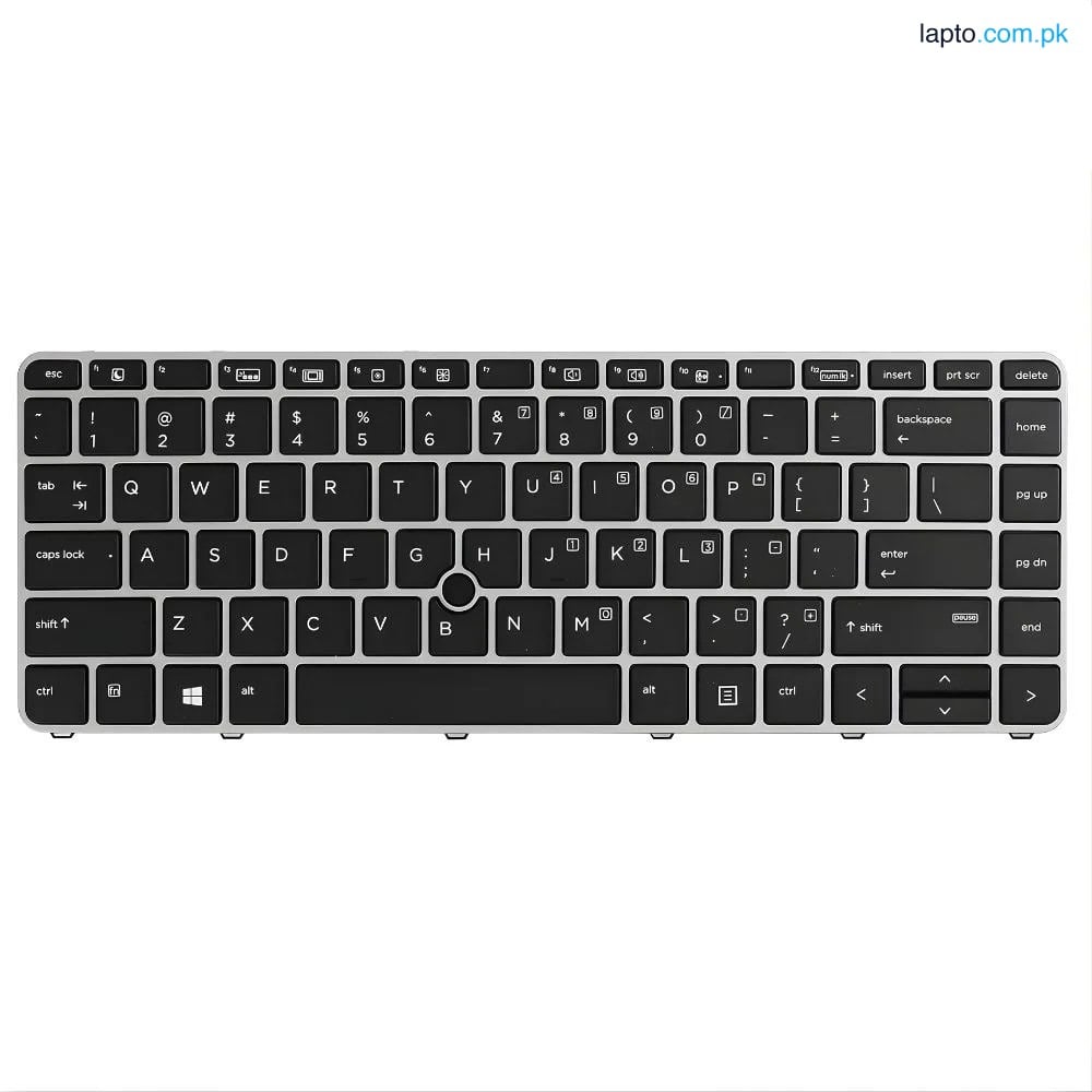 HP EliteBook 840 G3 840 G4 Frame Backlit US Laptop Keyboard – Silver
