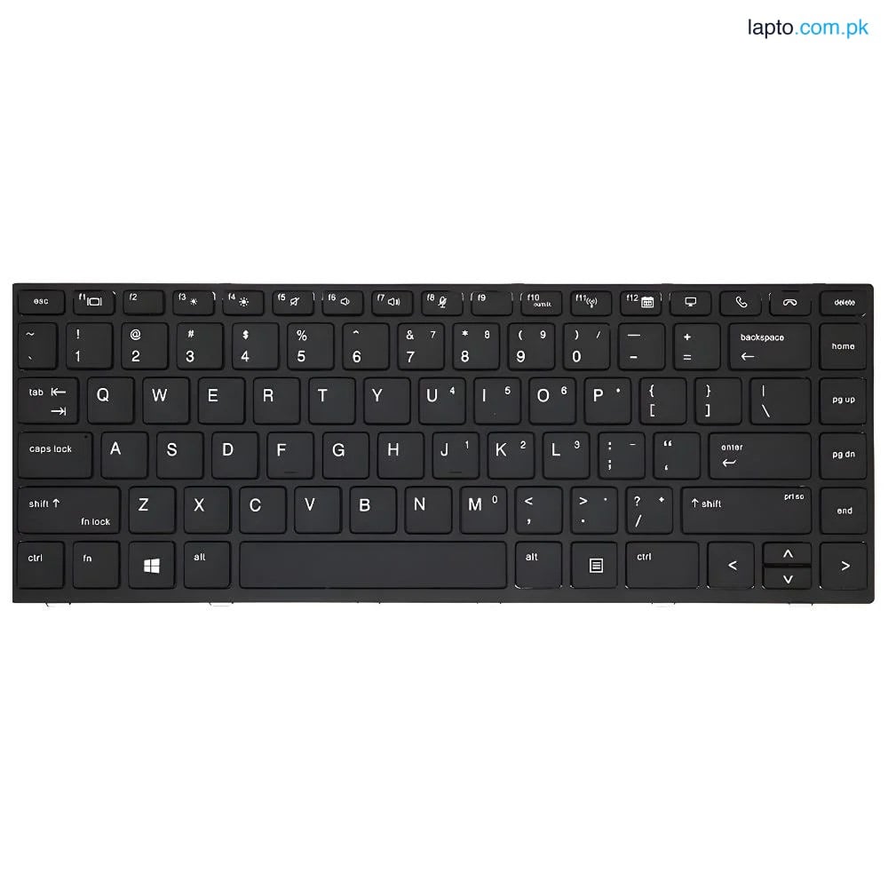 HP EliteBook 840 G5 840 G6 Backlit Frame US Laptop Keyboard – Silver