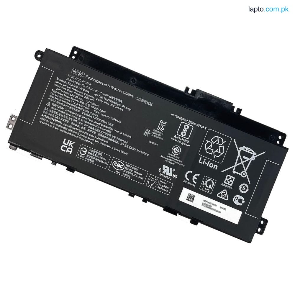 HP Pavilion x360 13-BB 14-DV 14-DW 14M-DW 14-DK PP03XL PV03XL HSTNN-LB8S HSTNN-DB9X HSTNN-OB1P 100% Original Laptop Battery