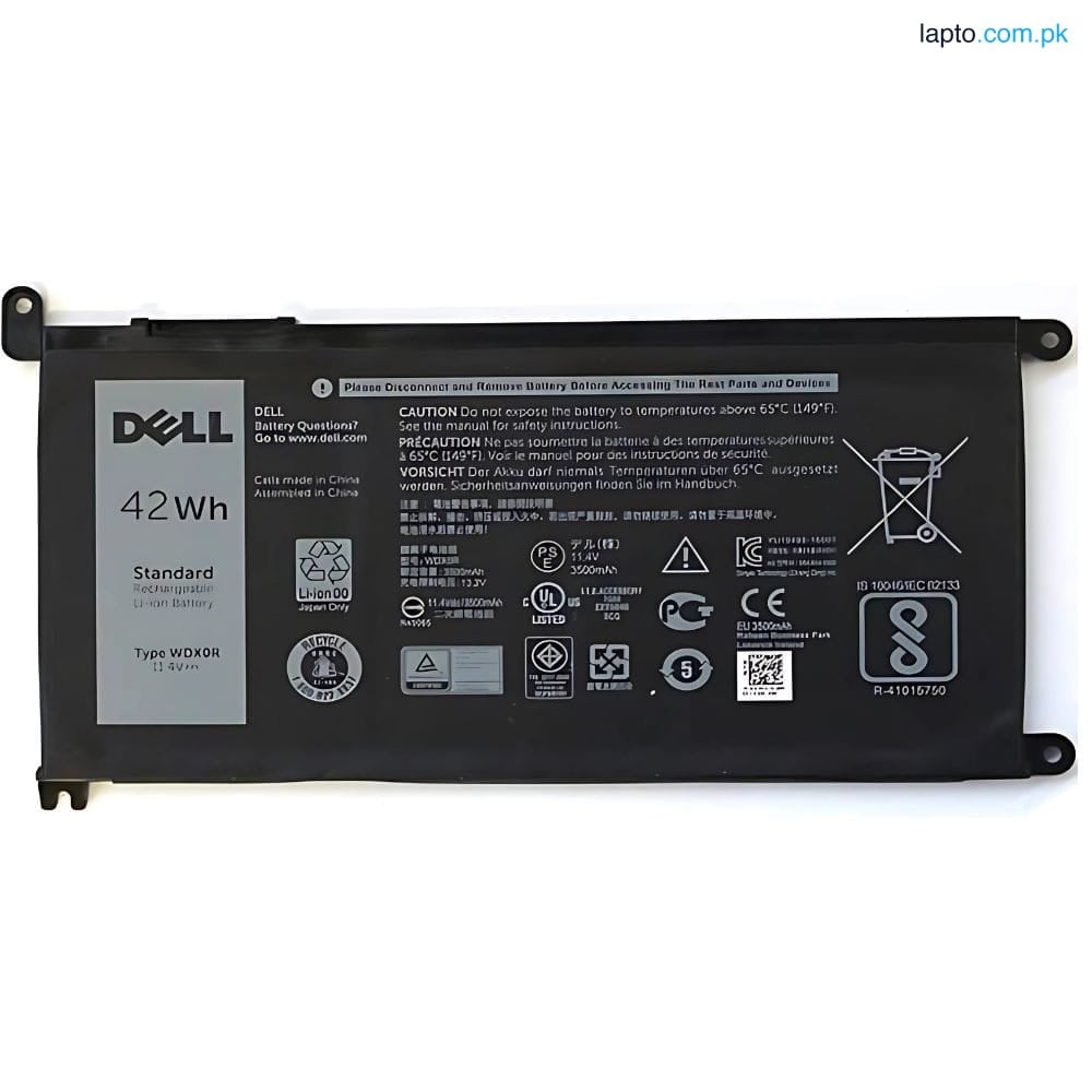 Dell Inspiron 13 5368 5378 5379 Vostro 14 5468 7368 7378 5565 5570 5567 5568 5578 5765 5767 5580 5584 5567 5368 5765 15-5568 15-5578 13-5368 13-5378 5379 WDXOR 100% Original Laptop Battery