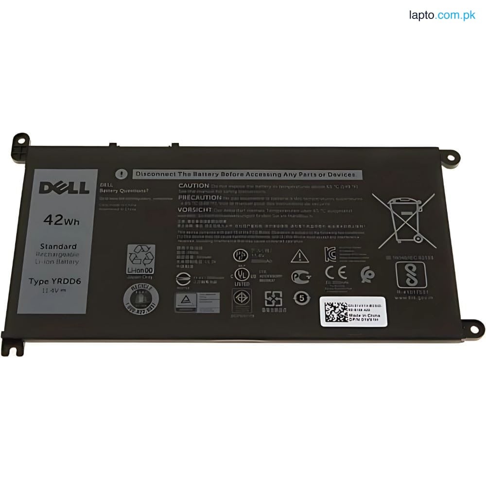 Dell Inspiron 15-5582 YRDD6 5481 5486 2-IN-1 7560 7572 5482 5486 5585 5598 Vostro 5481 P111G P116G P116G001 P61F P76F P76F001 P78F001 P85F P85F001 P93G 42Wh 100% Original Laptop Battery