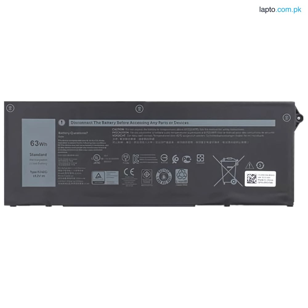Dell Latitude 5520 5420 11 Gen Precision 3560 RJ40G WY9DX P137G 63Wh 100% Original Laptop Battery