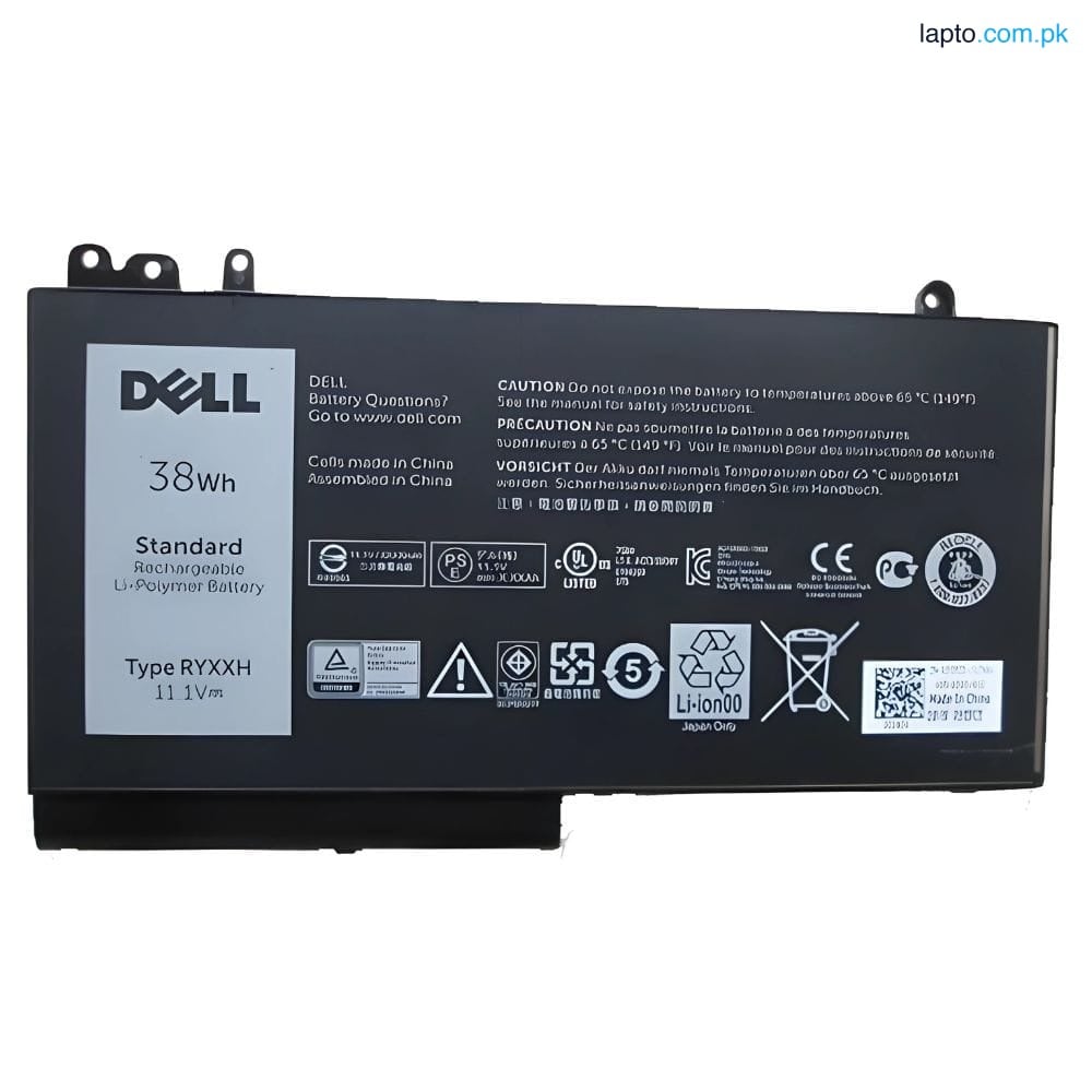 Dell Latitude 12 5000 E5550 E5250 E5270 E5450 RYXXH 3150 3160 09P4D2 9P4D2 5TFCY 05TFCY 0YD8XC 38WH 100% Original Laptop Battery