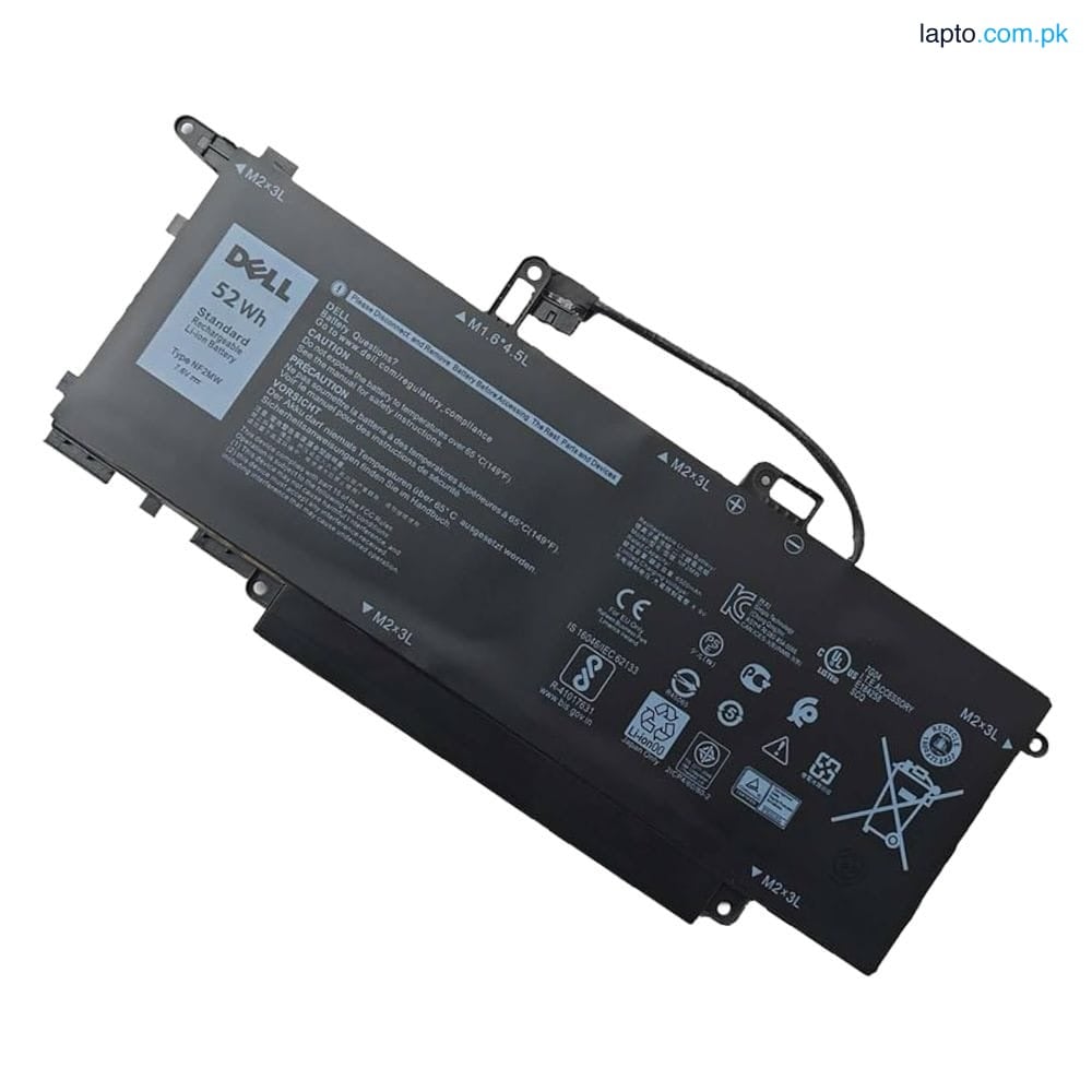 Dell Latitude 7400 2-in-1 Latitude 9410 Series 7146W NF2MW 085XM8 08W3YY 0C76H7 C76H7 0G8F6M 7.6V 52Wh 4-Cell 100% Original Battery